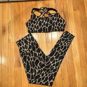 Onzie legging & bra top set